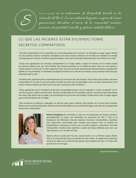 Secretos Compartidos: Creando una Comunidad a Través de la Hospitalidad Libro uno (Libro de Trabajo) (by Dianne Lynn Dougharty)