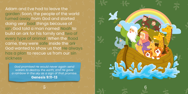 The Little Kids' Bible: The Amazing Story of God's Rescue Plan for the World (by Darren and Marie Shearer) - Hardcover