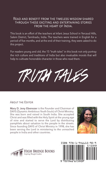 (5 COPIES AT 10% OFF) Truth Tales: 15 Children's Folktales from the Heart of India (Edited by Mary Jeny Ebenezer)